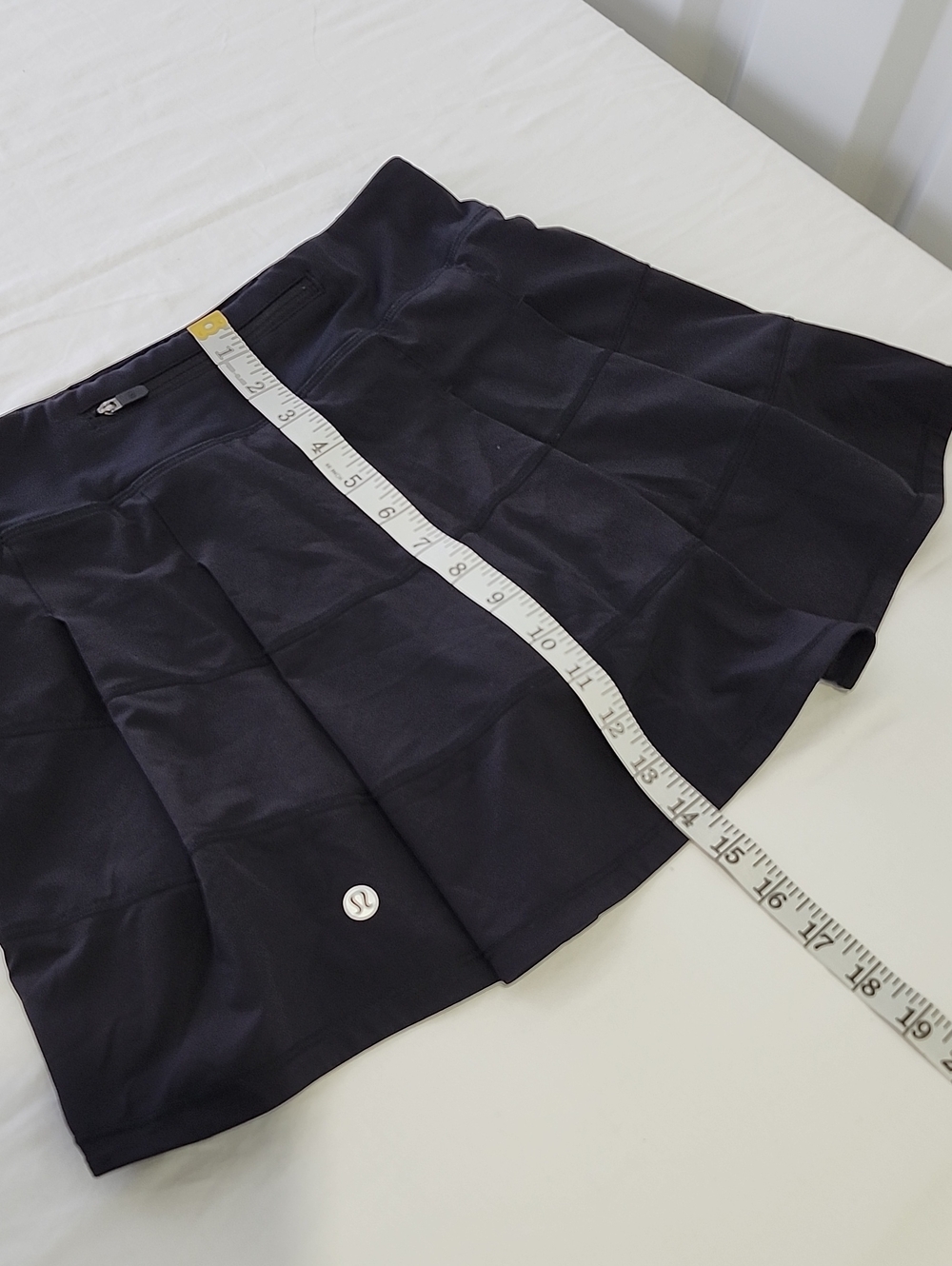 Lululemon Women's Pace Rival Skort Black Sz 6 Tall Athletic Tennis Running Long - Picture 8 of 8